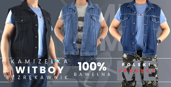 Kamizelka jeansowa - wybierz kolor