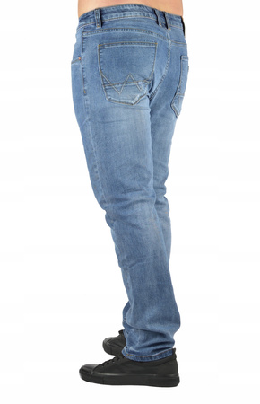 Spodnie jeansowe męskie niebieskie St.leon W38 L30