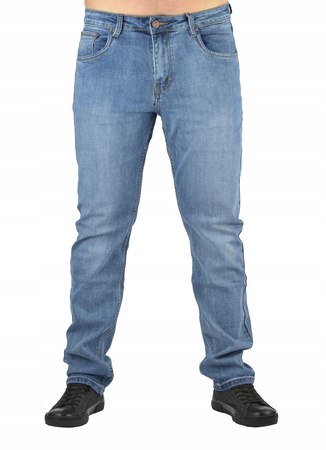 Spodnie jeansowe męskie niebieskie St.leon W38 L30