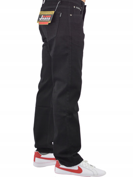 Spodnie Męskie K&L jeansy Czarne Dł. L 30