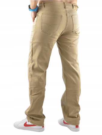 Spodnie jeans Bigrey meskie Bezowe 36/30