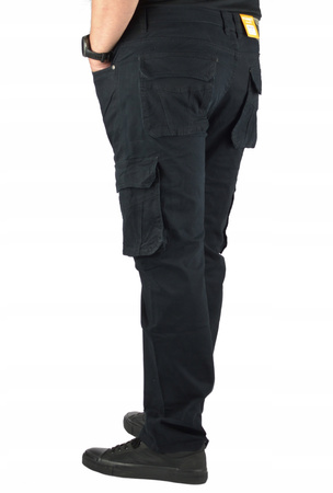 Bojówka czarna ocieplane Spodnie meskie St.leone rozmiar od W 33 do W 38 dł. nogawki L 32