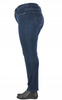SPODNIE DAMSKIE JEANSY KAIWEISHI GRANATOWE W 46