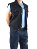 Kamizelka jeansowa męska czarna | Bezrękawnik Witboy | Retro styl | Rozmiary M–4XL | Produkt Polski