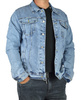 Kurtka męska jeans – elastyczna, jasna marmurkowa od L do 4XL