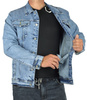 Kurtka męska jeans – elastyczna, jasna marmurkowa od L do 4XL