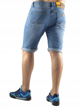 Krótkie Spodenki K&L Jeansowe Niebieskie od W 30 do W 38