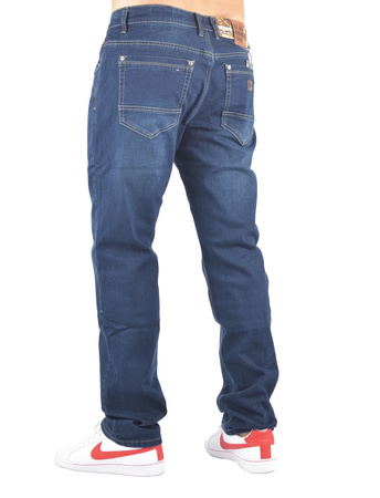 Jeans K&L Spodnie Meskie Granatowe dł. nogawki L 36