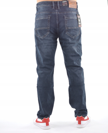 Spodnie jeansy meskie Sarol 37/32 grafitowo-szare