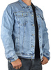 Kurtka męska jeans – elastyczna, jasna marmurkowa od L do 4XL