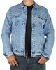 Kurtka męska jeans – elastyczna, jasna marmurkowa od L do 4XL