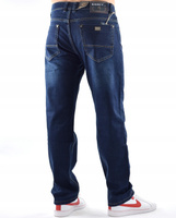 Jeansy meskie BIGREY Spodnie Granatowe  33/32 NAD