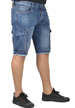 Krótkie Bojówki męskie Evin Spodenki jeansowe duże rozmiary od W39 do W46