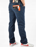 Męskie Jeansy ST.LEON f spodnie granatowe dł. nogawki L 36 dla wysokich