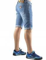 Krótkie Spodenki K&L Jeansowe Niebieskie od W 30 do W 38